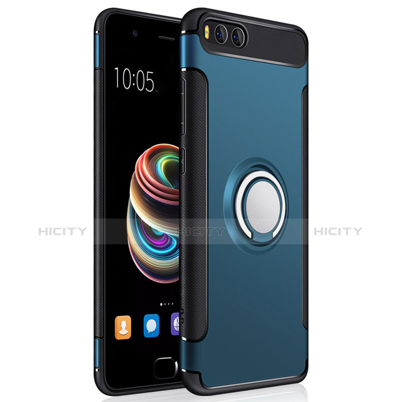 Custodia Silicone e Plastica Opaca Cover con Anello Supporto per Xiaomi Mi 6