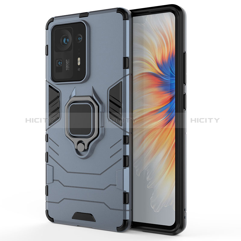 Custodia Silicone e Plastica Opaca Cover con Magnetico Anello Supporto KC1 per Xiaomi Mi Mix 4 5G