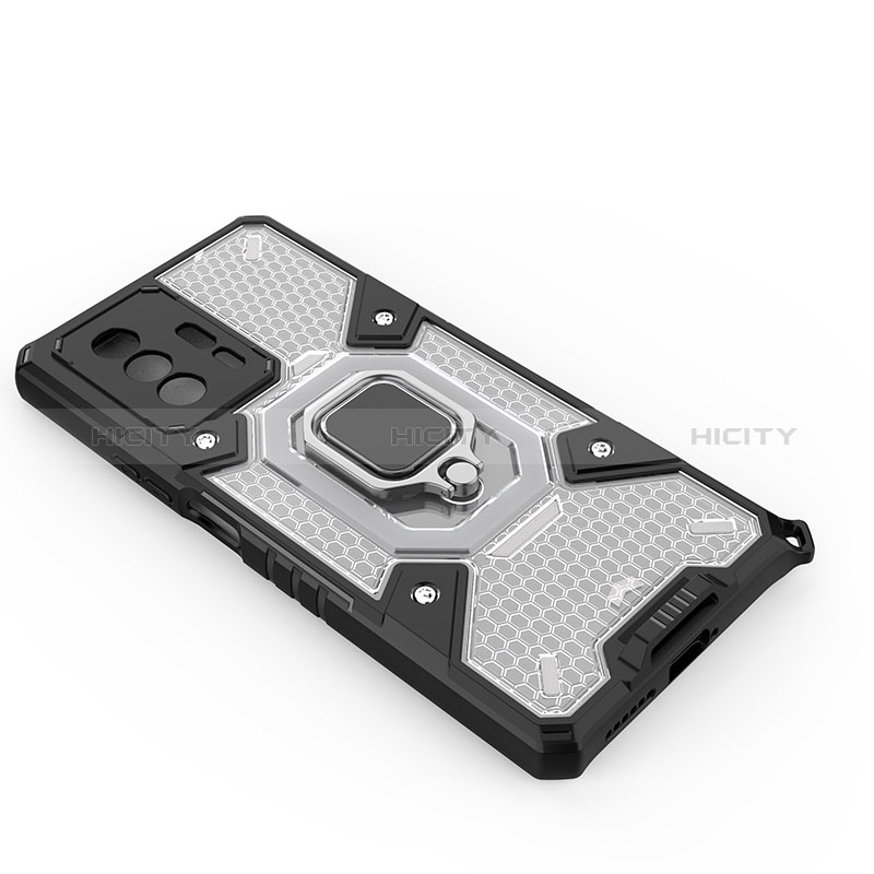 Custodia Silicone e Plastica Opaca Cover con Magnetico Anello Supporto KC4 per Xiaomi Mi 11T 5G