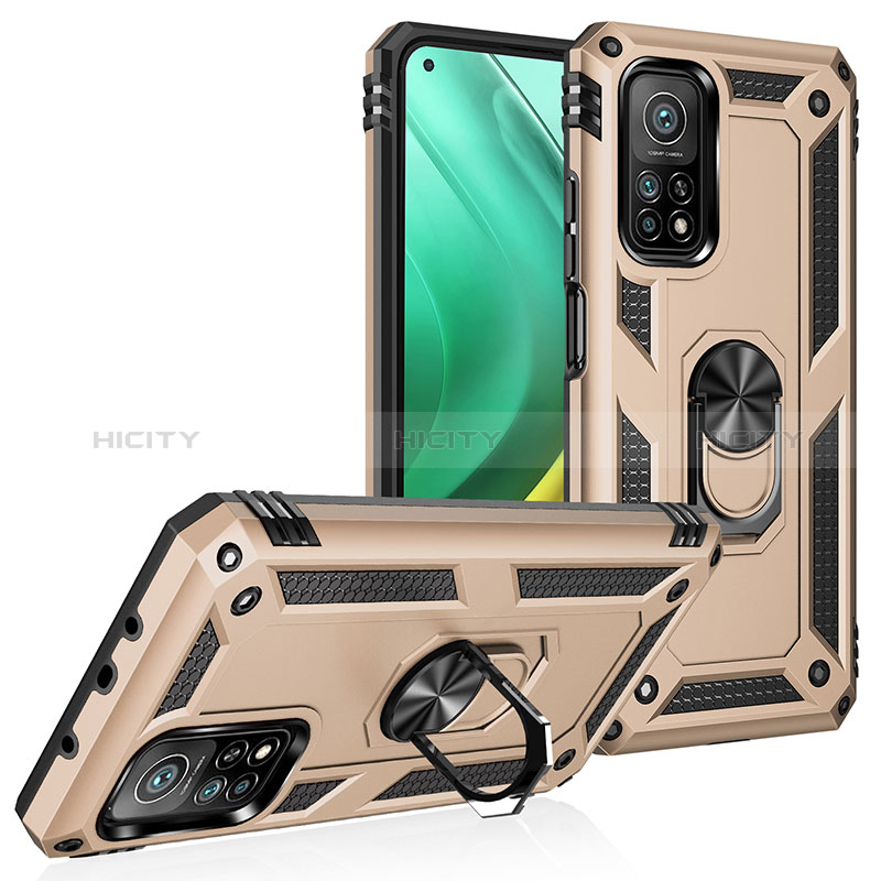 Custodia Silicone e Plastica Opaca Cover con Magnetico Anello Supporto MQ3 per Xiaomi Redmi K30S 5G