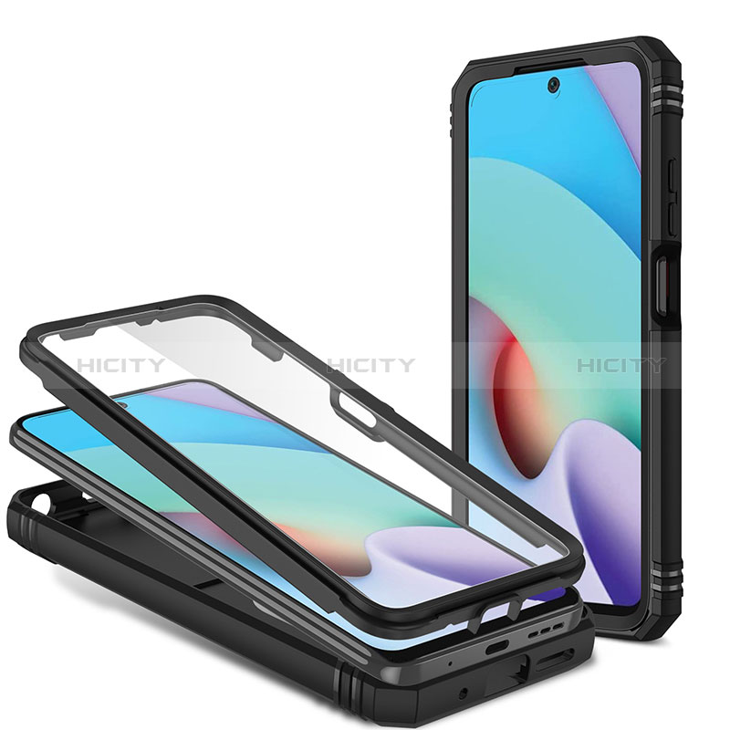 Custodia Silicone e Plastica Opaca Cover con Magnetico Anello Supporto MQ6 per Xiaomi Redmi Note 11 4G (2021)