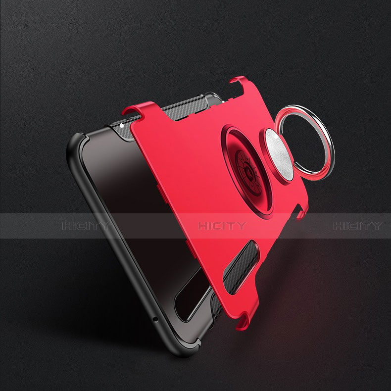 Custodia Silicone e Plastica Opaca Cover con Magnetico Anello Supporto per Xiaomi Mi 9 SE