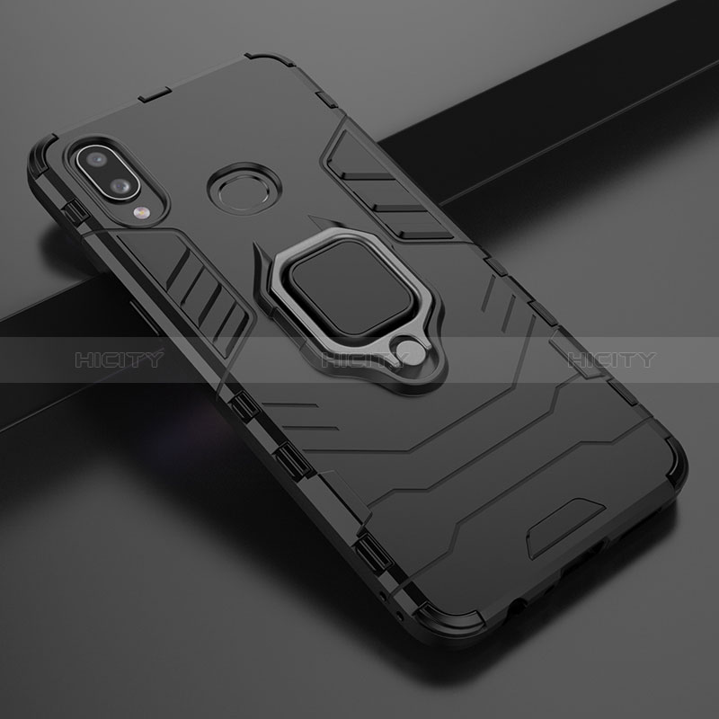 Custodia Silicone e Plastica Opaca Cover con Magnetico Anello Supporto S02 per Samsung Galaxy A10s