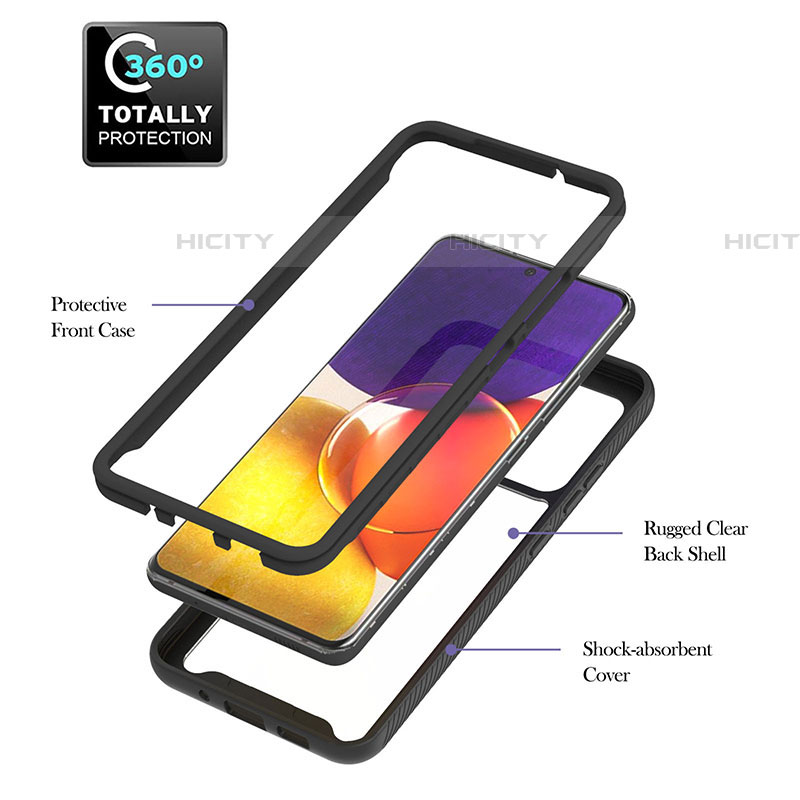 Custodia Silicone e Plastica Opaca Cover con Magnetico Anello Supporto ZJ1 per Samsung Galaxy A24 4G