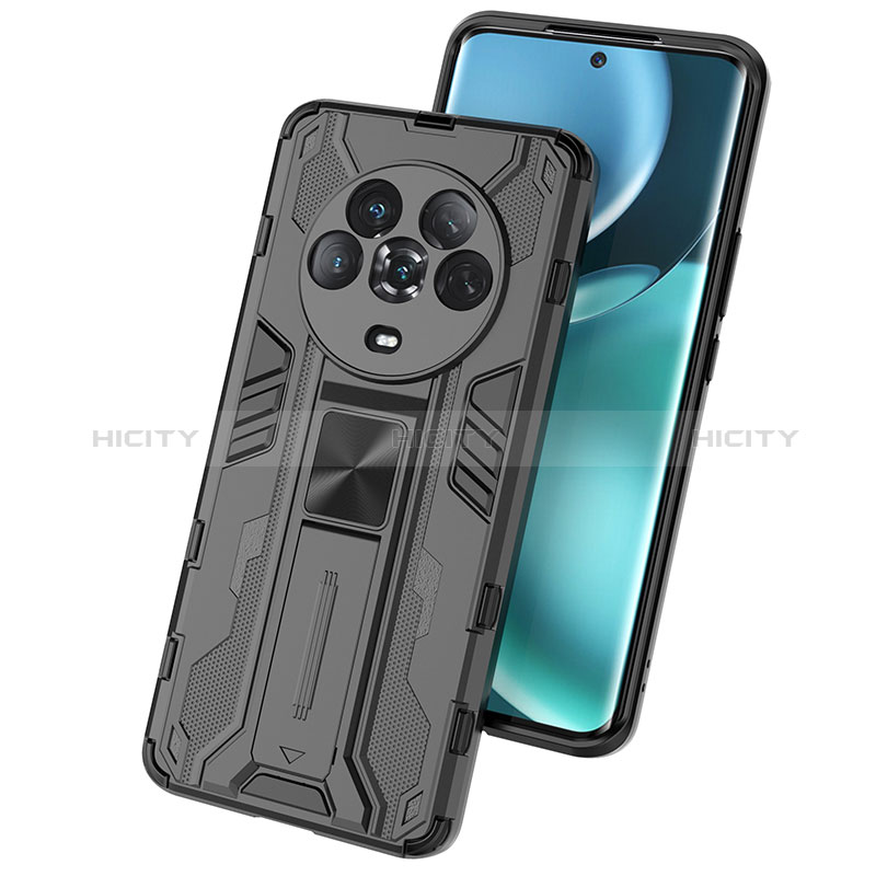 Custodia Silicone e Plastica Opaca Cover con Magnetico Supporto KC2 per Huawei Honor Magic4 5G