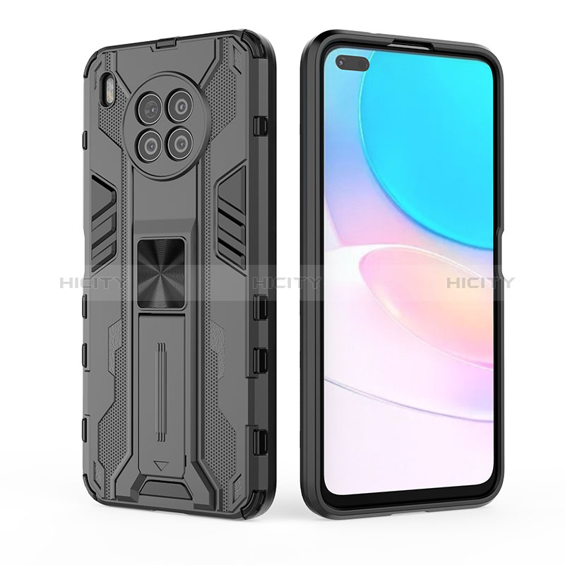 Custodia Silicone e Plastica Opaca Cover con Magnetico Supporto KC2 per Huawei Nova 8i