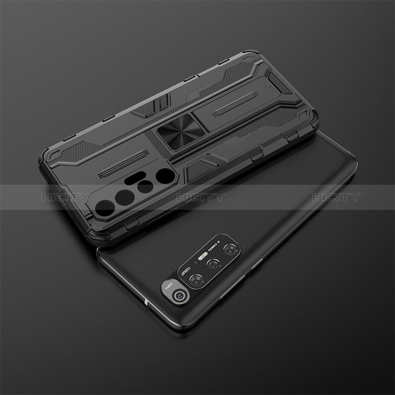 Custodia Silicone e Plastica Opaca Cover con Magnetico Supporto KC2 per Xiaomi Mi 10S 5G