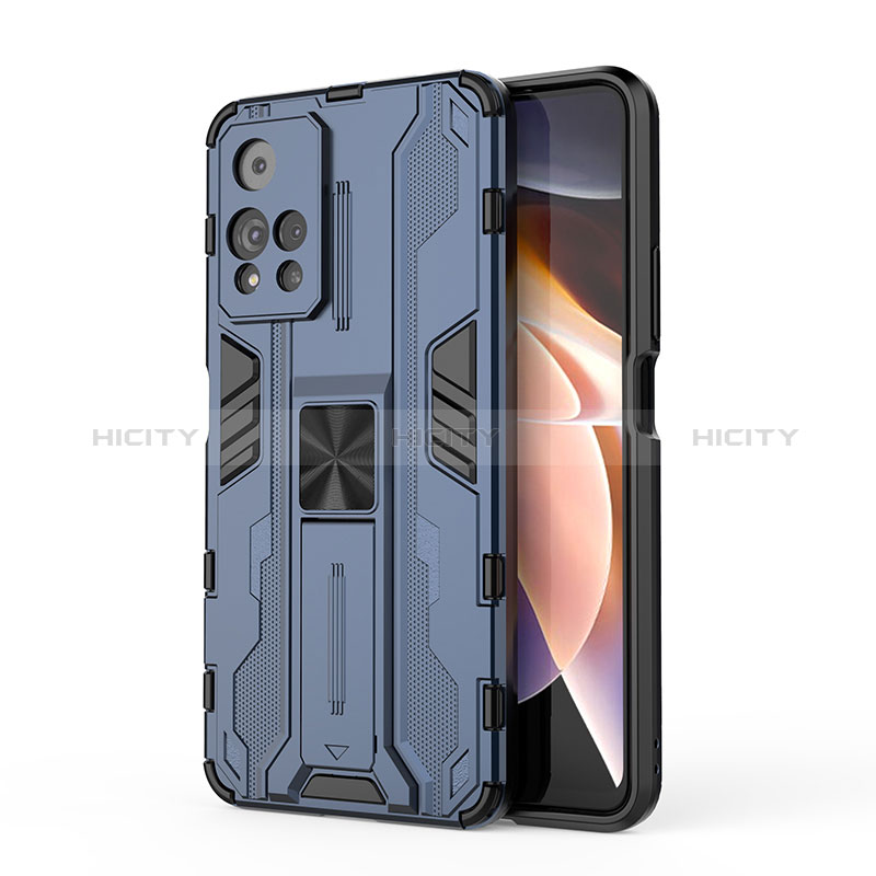 Custodia Silicone e Plastica Opaca Cover con Magnetico Supporto KC2 per Xiaomi Mi 11i 5G (2022)