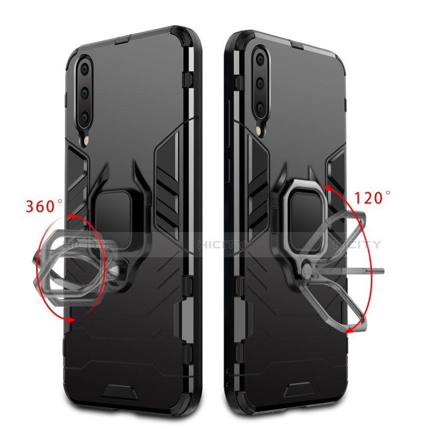 Custodia Silicone e Plastica Opaca Cover con Magnetico Supporto per Xiaomi Mi 9