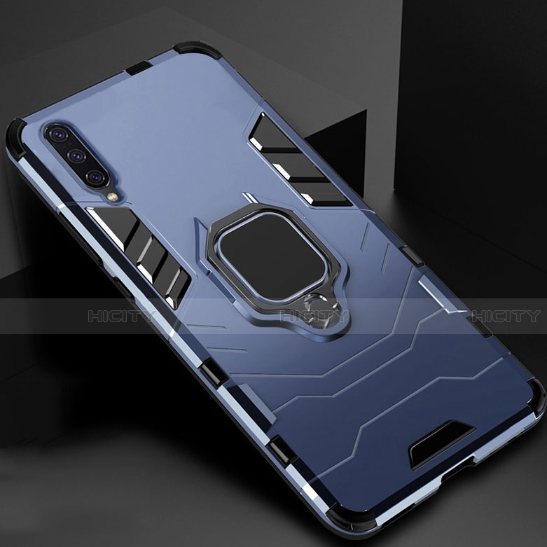 Custodia Silicone e Plastica Opaca Cover con Magnetico Supporto per Xiaomi Mi A3