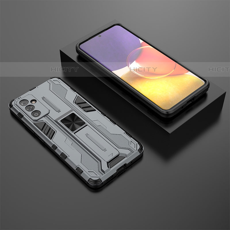 Custodia Silicone e Plastica Opaca Cover con Magnetico Supporto T01 per Samsung Galaxy A05s