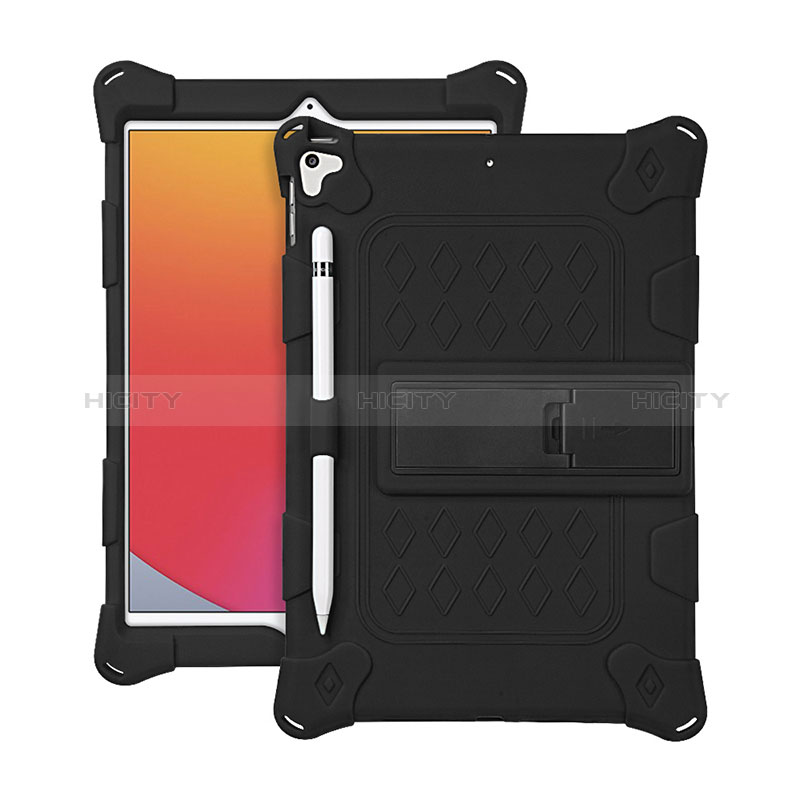 Custodia Silicone e Plastica Opaca Cover con Supporto H01 per Apple iPad 10.2 (2019)