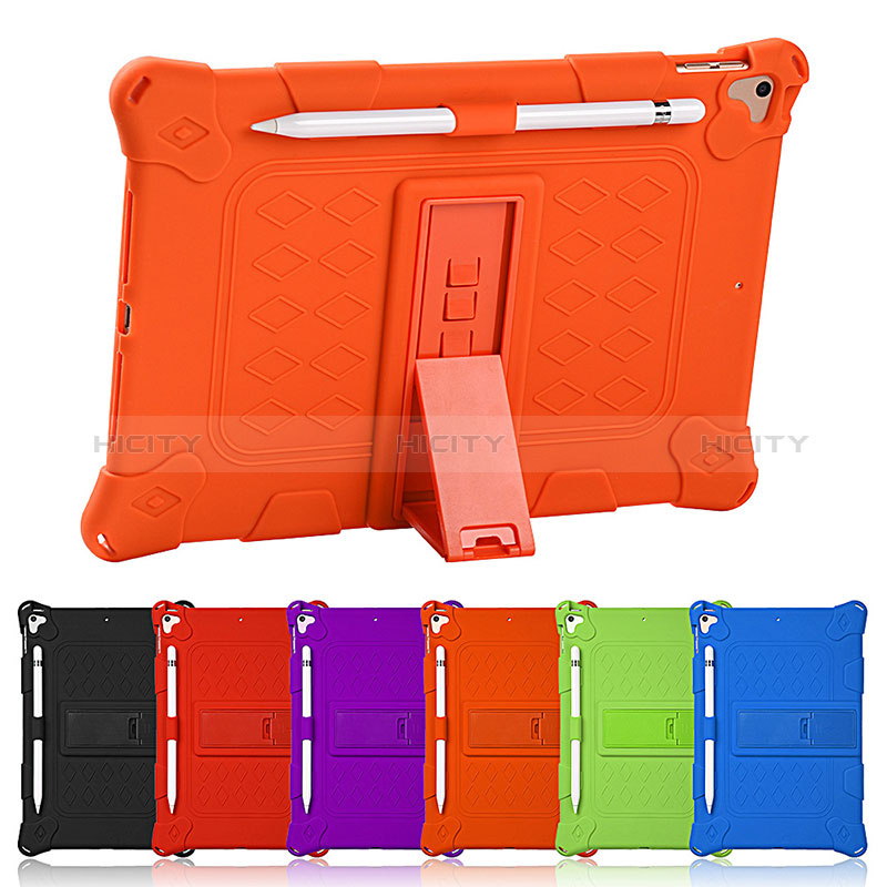 Custodia Silicone e Plastica Opaca Cover con Supporto H01 per Apple iPad 10.2 (2021)