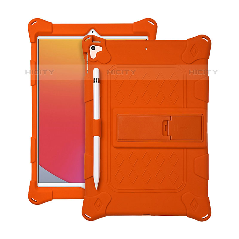 Custodia Silicone e Plastica Opaca Cover con Supporto H01 per Apple iPad Pro 10.5