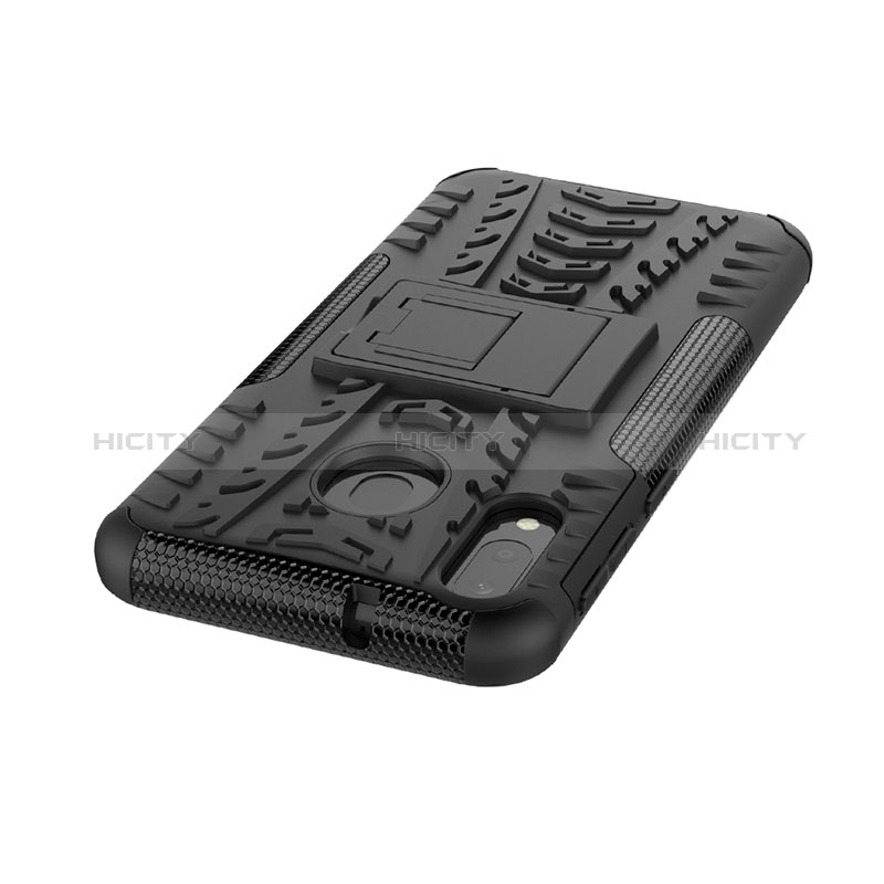 Custodia Silicone e Plastica Opaca Cover con Supporto J01X per Samsung Galaxy M20