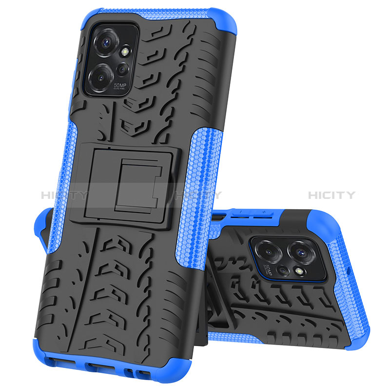 Custodia Silicone e Plastica Opaca Cover con Supporto JX1 per Motorola Moto G Power 5G (2023)