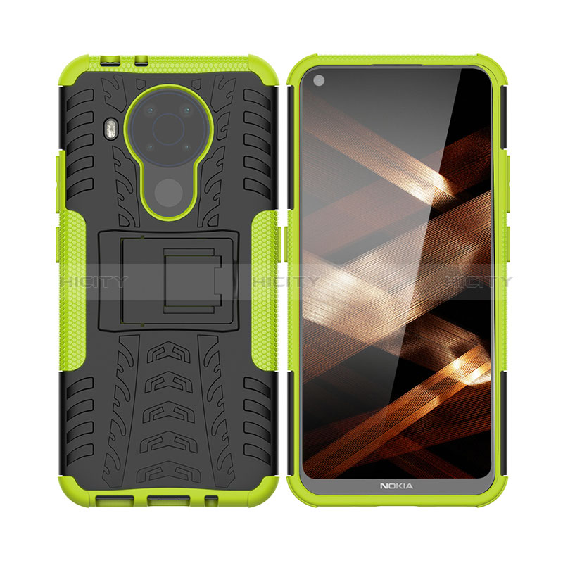 Custodia Silicone e Plastica Opaca Cover con Supporto JX1 per Nokia 5.4