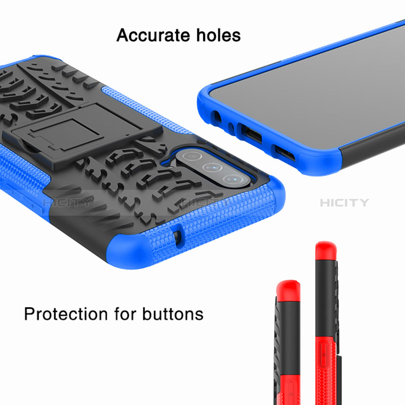 Custodia Silicone e Plastica Opaca Cover con Supporto JX1 per OnePlus Nord CE 5G