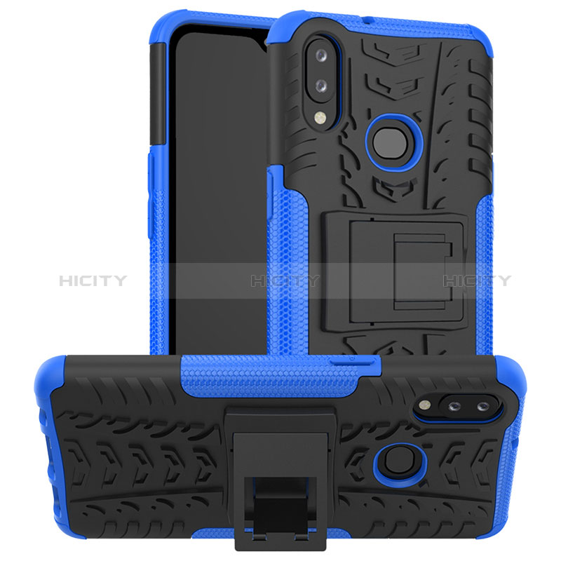 Custodia Silicone e Plastica Opaca Cover con Supporto JX1 per Samsung Galaxy A10s