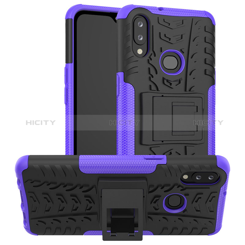 Custodia Silicone e Plastica Opaca Cover con Supporto JX1 per Samsung Galaxy A10s