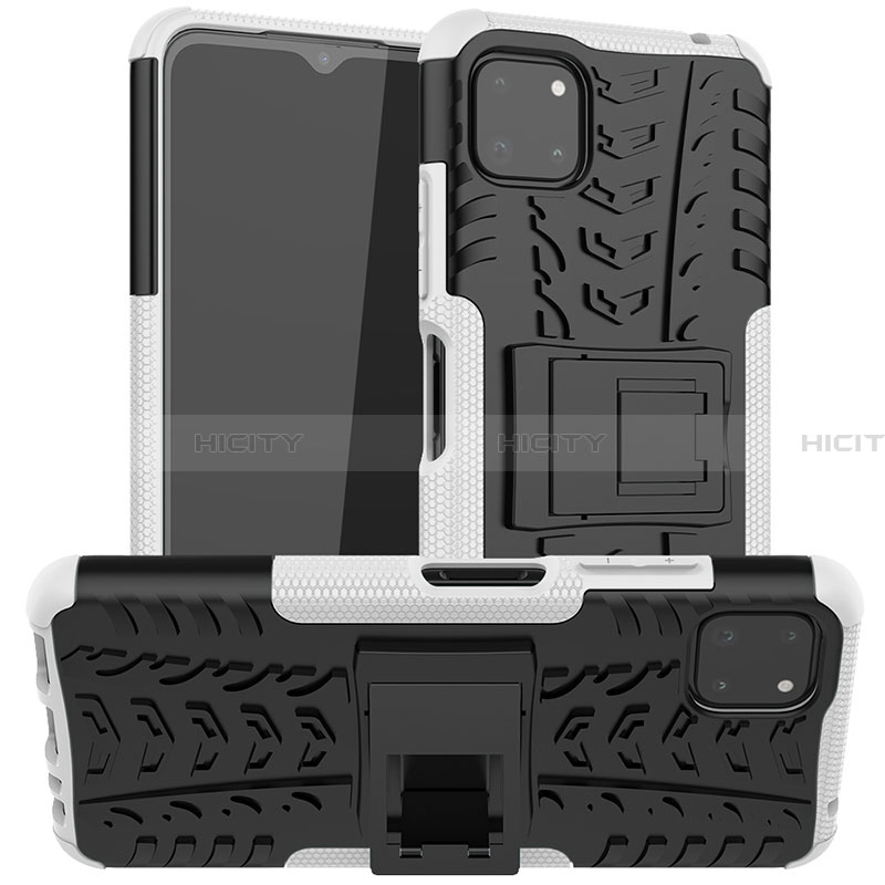 Custodia Silicone e Plastica Opaca Cover con Supporto JX1 per Samsung Galaxy A22 5G