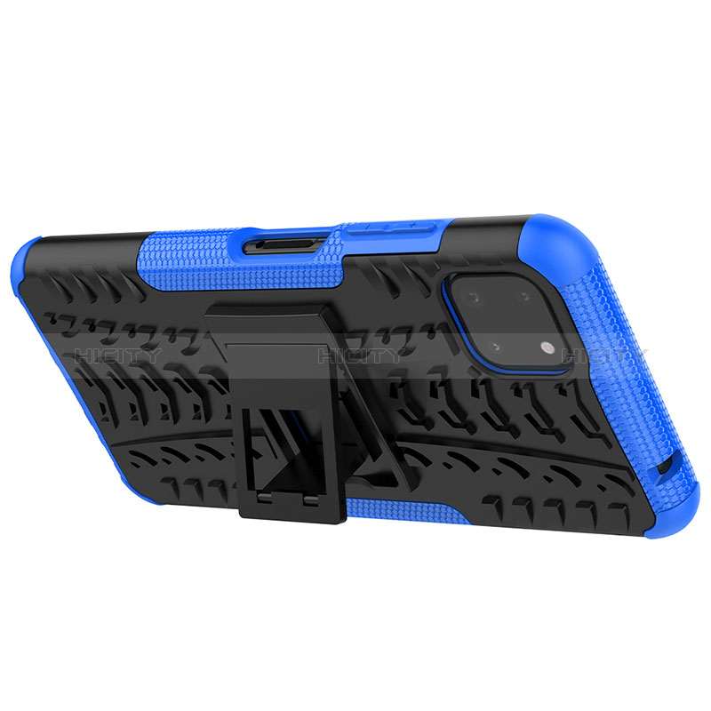 Custodia Silicone e Plastica Opaca Cover con Supporto JX1 per Samsung Galaxy A22s 5G