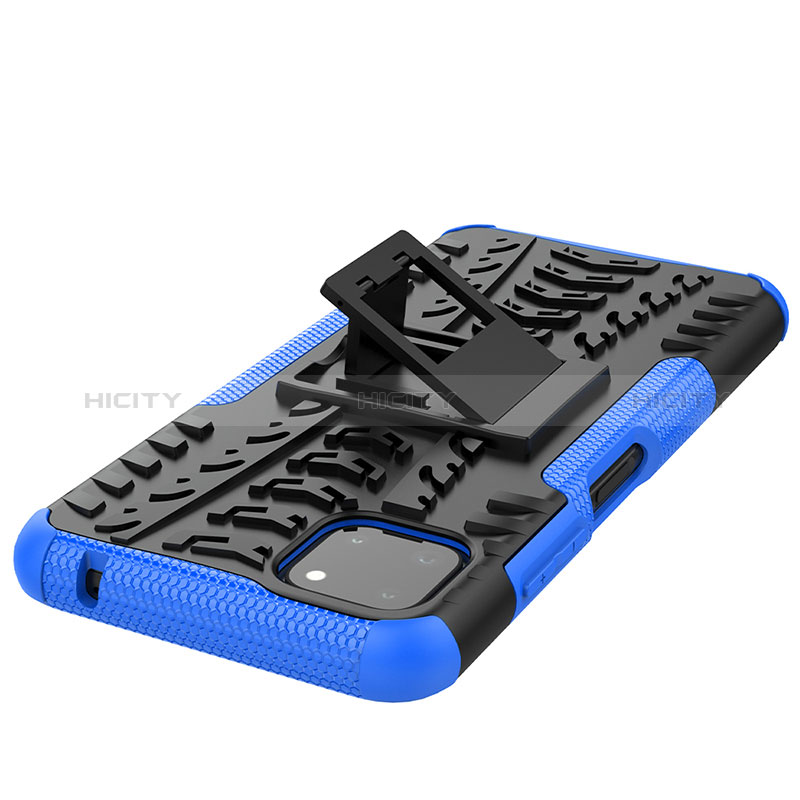 Custodia Silicone e Plastica Opaca Cover con Supporto JX1 per Samsung Galaxy A22s 5G