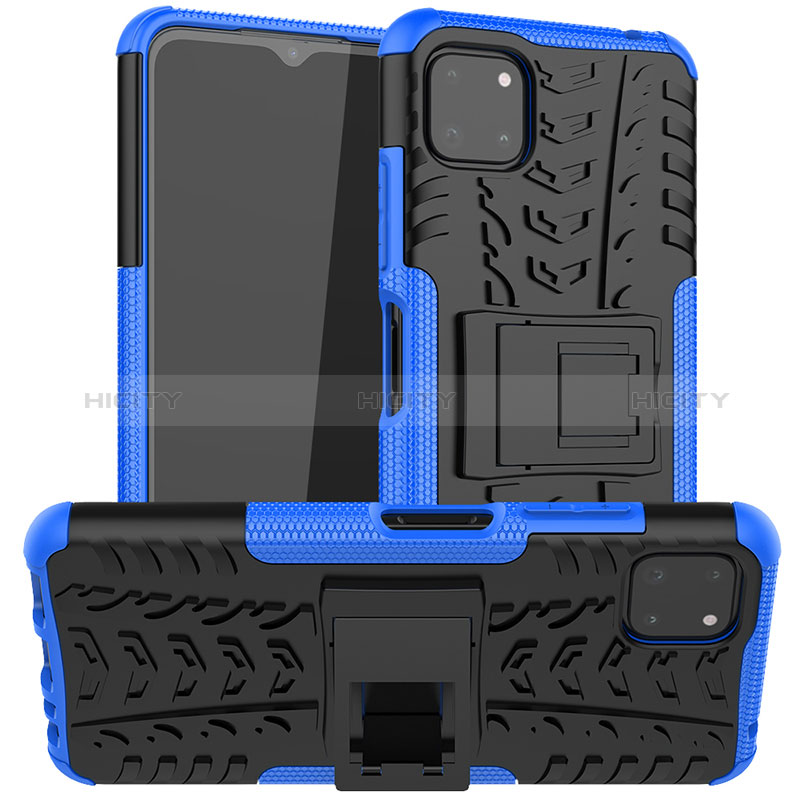 Custodia Silicone e Plastica Opaca Cover con Supporto JX1 per Samsung Galaxy A22s 5G