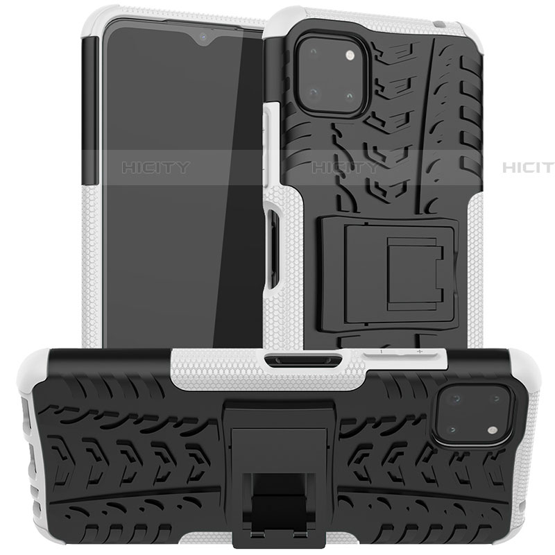 Custodia Silicone e Plastica Opaca Cover con Supporto JX1 per Samsung Galaxy F42 5G