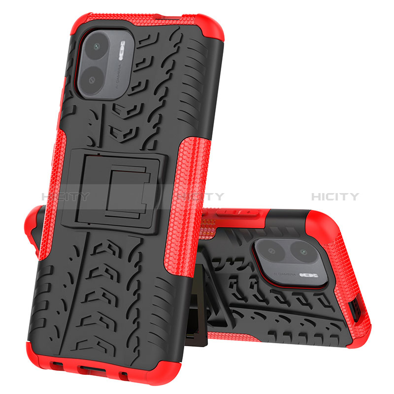 Custodia Silicone e Plastica Opaca Cover con Supporto JX1 per Xiaomi Redmi A1