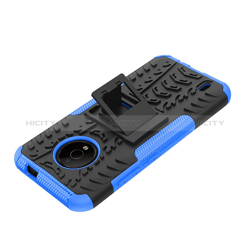 Custodia Silicone e Plastica Opaca Cover con Supporto JX2 per Nokia C200