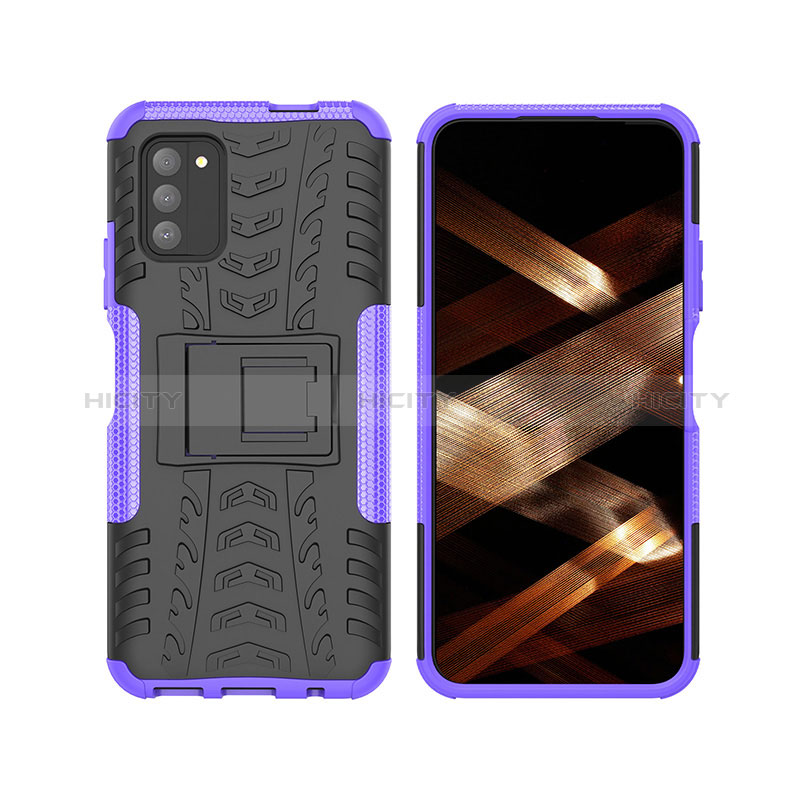 Custodia Silicone e Plastica Opaca Cover con Supporto JX2 per Nokia G100