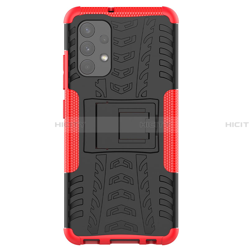 Custodia Silicone e Plastica Opaca Cover con Supporto JX2 per Samsung Galaxy A32 5G