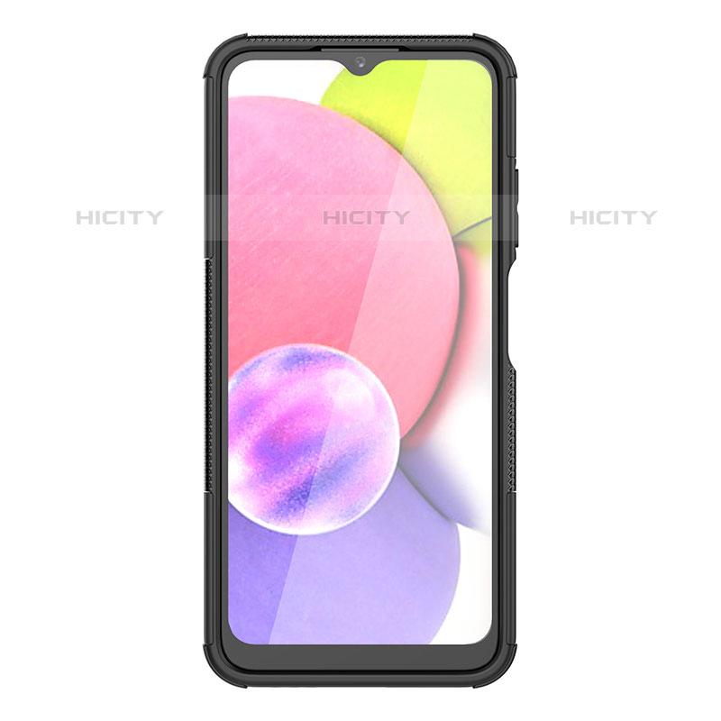 Custodia Silicone e Plastica Opaca Cover con Supporto JX4 per Samsung Galaxy M02s