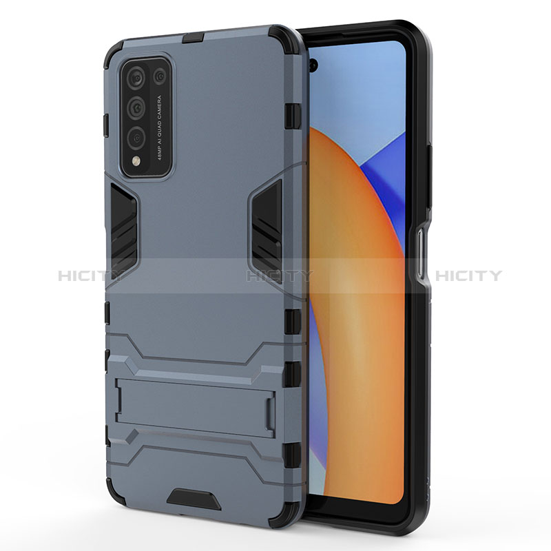 Custodia Silicone e Plastica Opaca Cover con Supporto KC1 per Huawei Honor 10X Lite