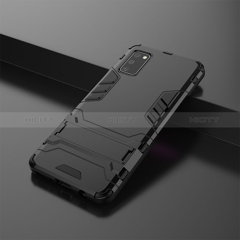 Custodia Silicone e Plastica Opaca Cover con Supporto KC1 per Samsung Galaxy A41