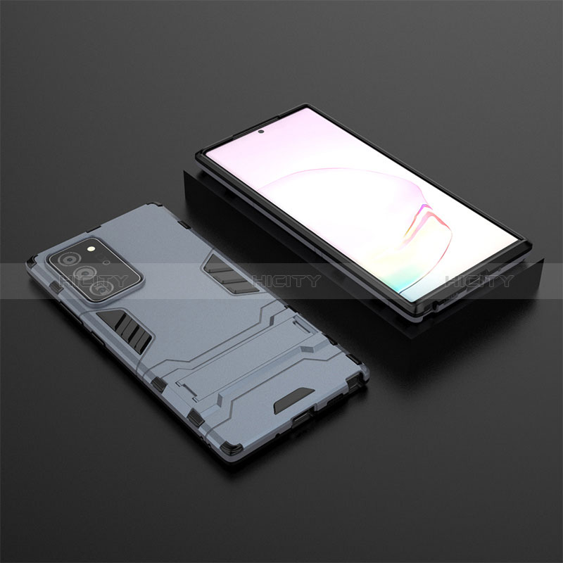 Custodia Silicone e Plastica Opaca Cover con Supporto KC1 per Samsung Galaxy Note 20 Ultra 5G