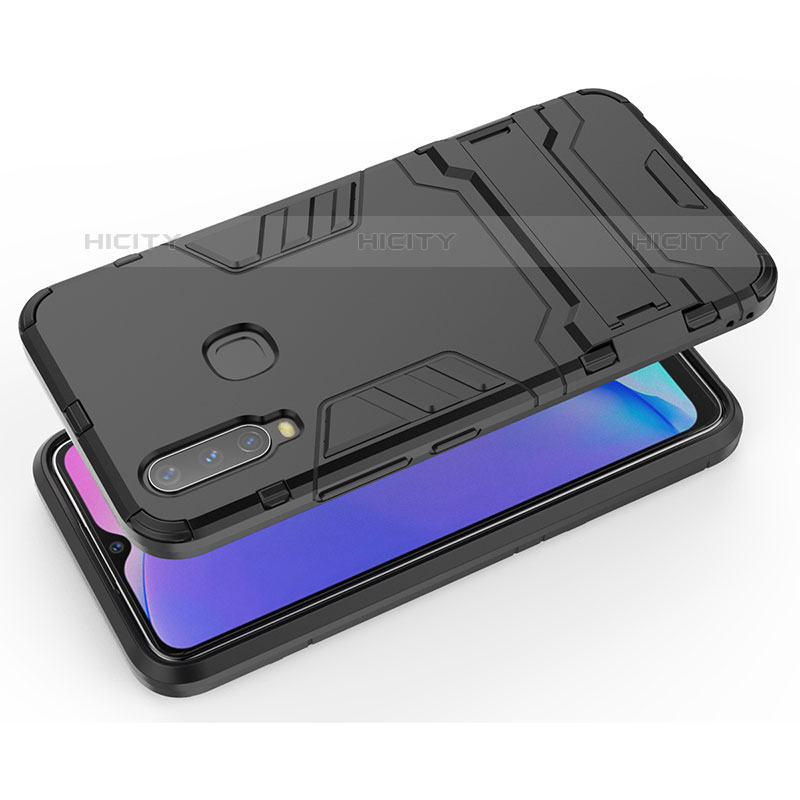 Custodia Silicone e Plastica Opaca Cover con Supporto KC1 per Vivo Y12