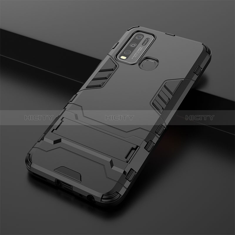 Custodia Silicone e Plastica Opaca Cover con Supporto KC1 per Vivo Y50