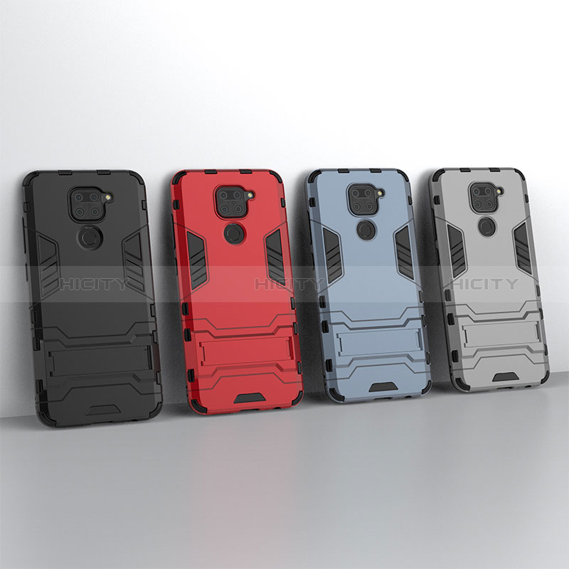 Custodia Silicone e Plastica Opaca Cover con Supporto KC1 per Xiaomi Redmi 10X 4G