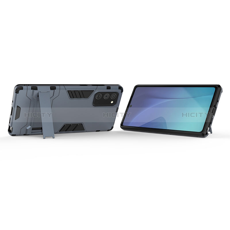 Custodia Silicone e Plastica Opaca Cover con Supporto KC2 per Samsung Galaxy Note 20 5G