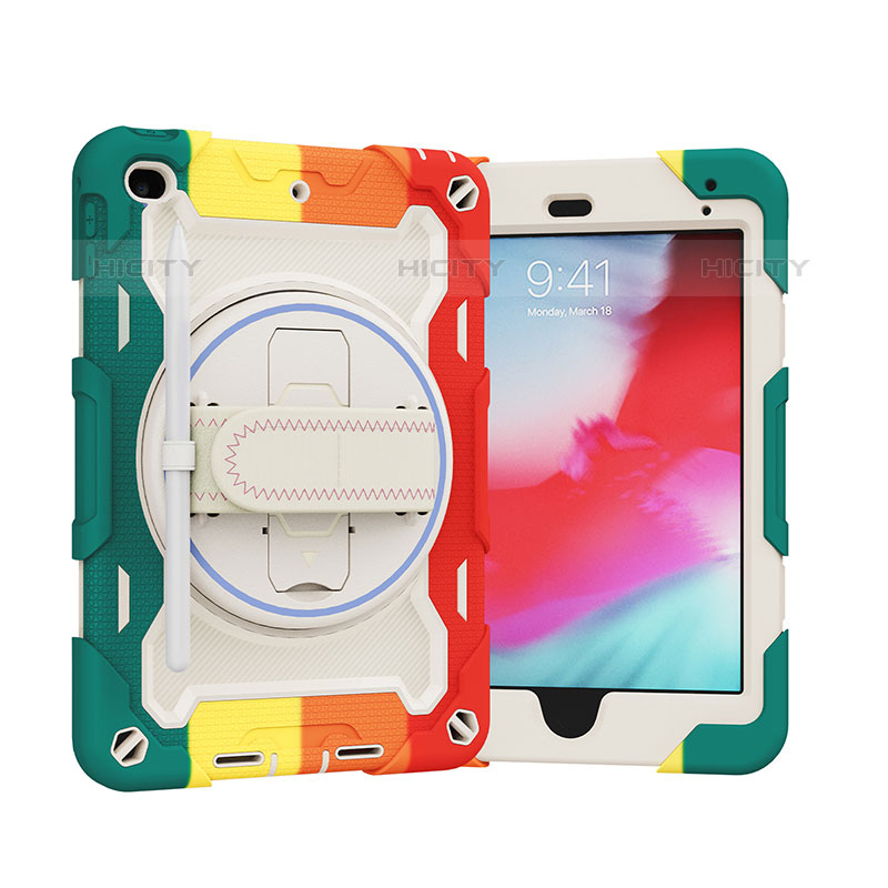 Custodia Silicone e Plastica Opaca Cover con Supporto L01 per Apple iPad Mini 5 (2019)