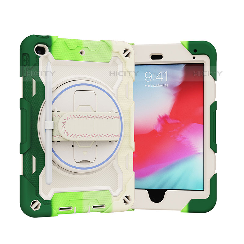 Custodia Silicone e Plastica Opaca Cover con Supporto L01 per Apple iPad Mini 5 (2019)