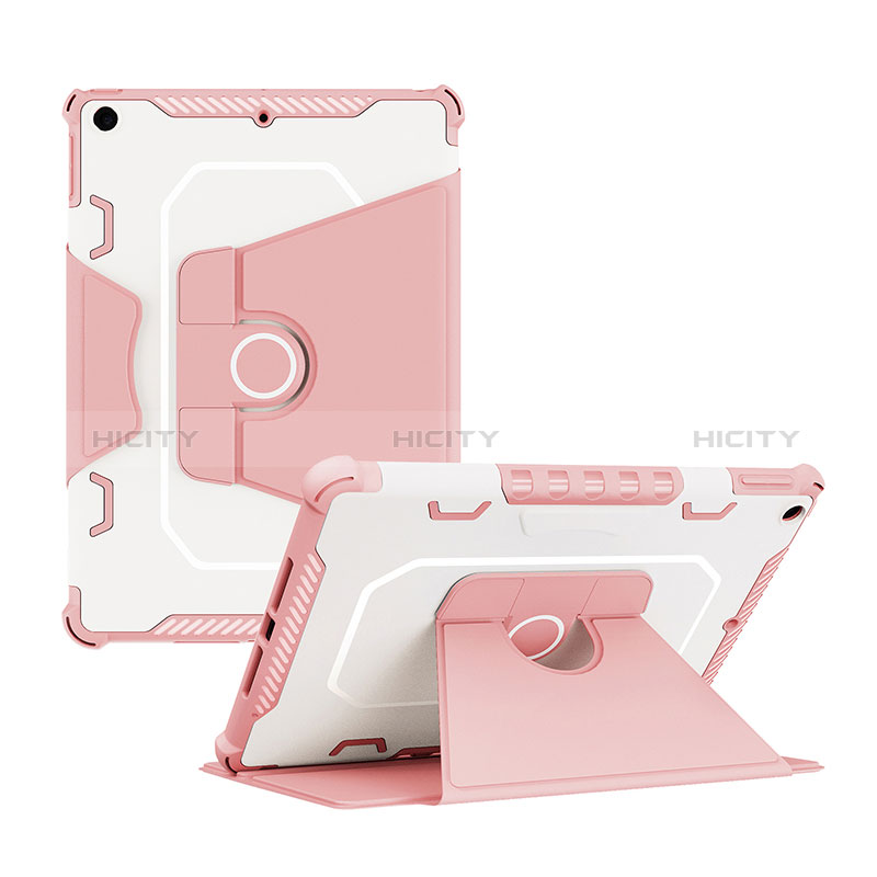 Custodia Silicone e Plastica Opaca Cover con Supporto L04 per Apple iPad 10.2 (2019)