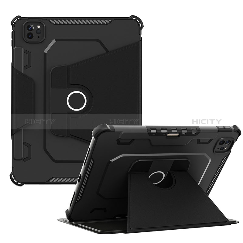 Custodia Silicone e Plastica Opaca Cover con Supporto L04 per Apple iPad Pro 11 (2022)