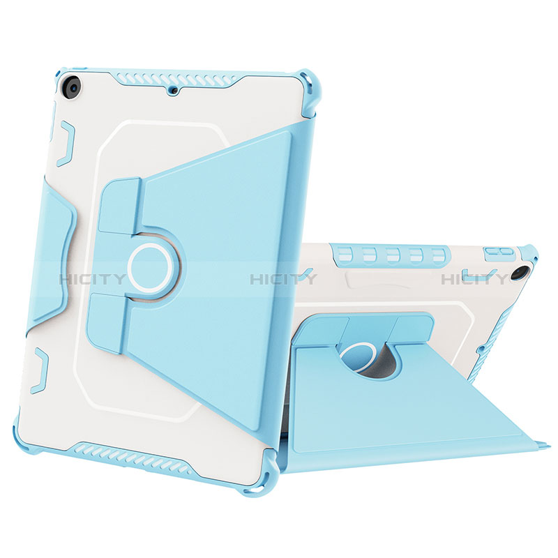 Custodia Silicone e Plastica Opaca Cover con Supporto L04 per Apple New iPad 9.7 (2017)