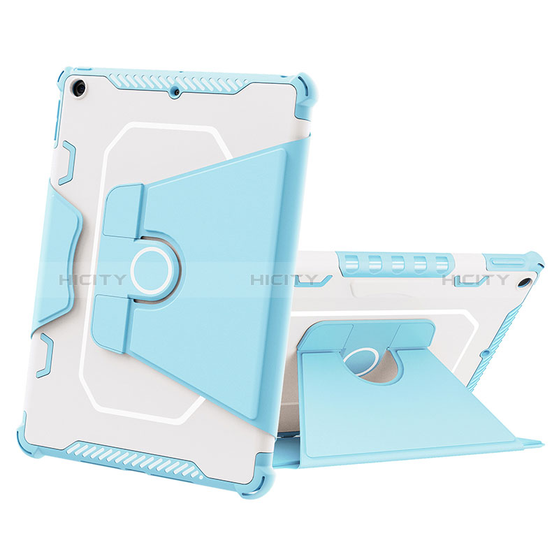 Custodia Silicone e Plastica Opaca Cover con Supporto L05 per Apple iPad 10.2 (2019)