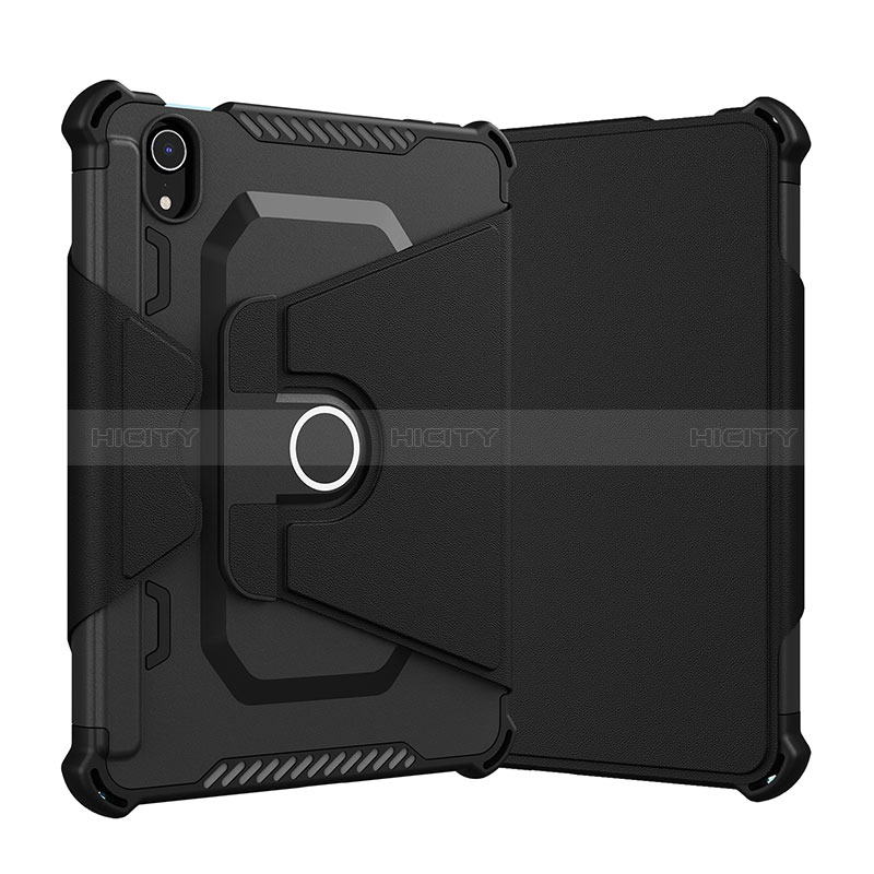 Custodia Silicone e Plastica Opaca Cover con Supporto L05 per Apple iPad Mini 6