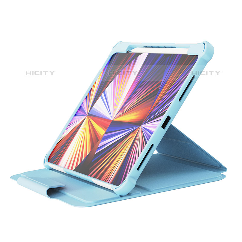 Custodia Silicone e Plastica Opaca Cover con Supporto L05 per Apple iPad Pro 11 (2021)