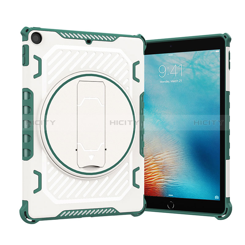 Custodia Silicone e Plastica Opaca Cover con Supporto L09 per Apple New iPad 9.7 (2018)